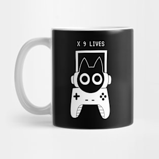 Black Cat Gaming Mug